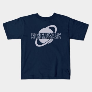 Never Give Up, Never Surrender Kids T-Shirt